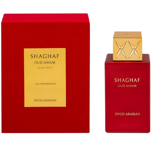 Perfume Shaghaf Oud Ahmar de Swiss Arabian - Fragancia intensa y elegante swiss arabian perfumes