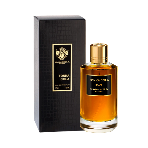 Perfume Tonka Cola de Mancera, fragancia de lujo con notas de tonka, cereza y especias. Un aroma elegante, cálido y moderno disponible en Orient Fragance