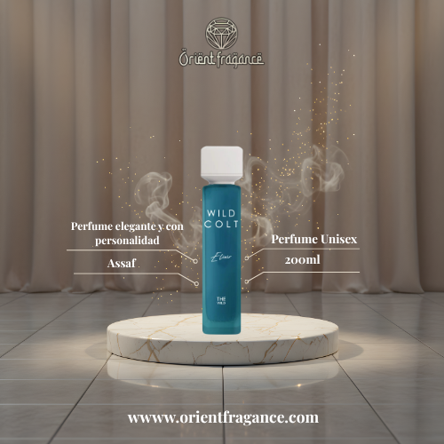 Detalle del frasco Wild Colt Elixir Assaf 200 ml