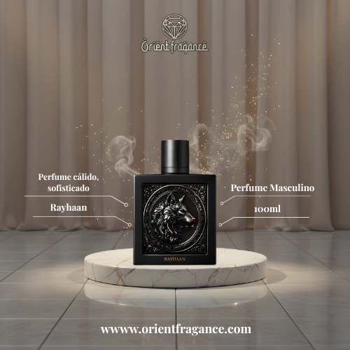 Rayhaan Wolf presentación elegante perfume masculino premium 100 ml