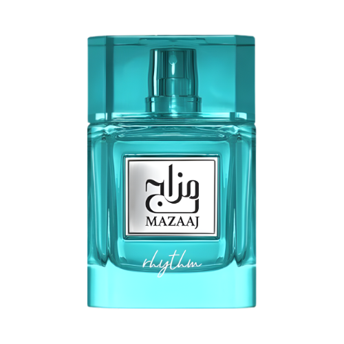 Zimaya Mazaaj Rhythm perfume unisex 100 ml frasco elegante diseño moderno y vibrante