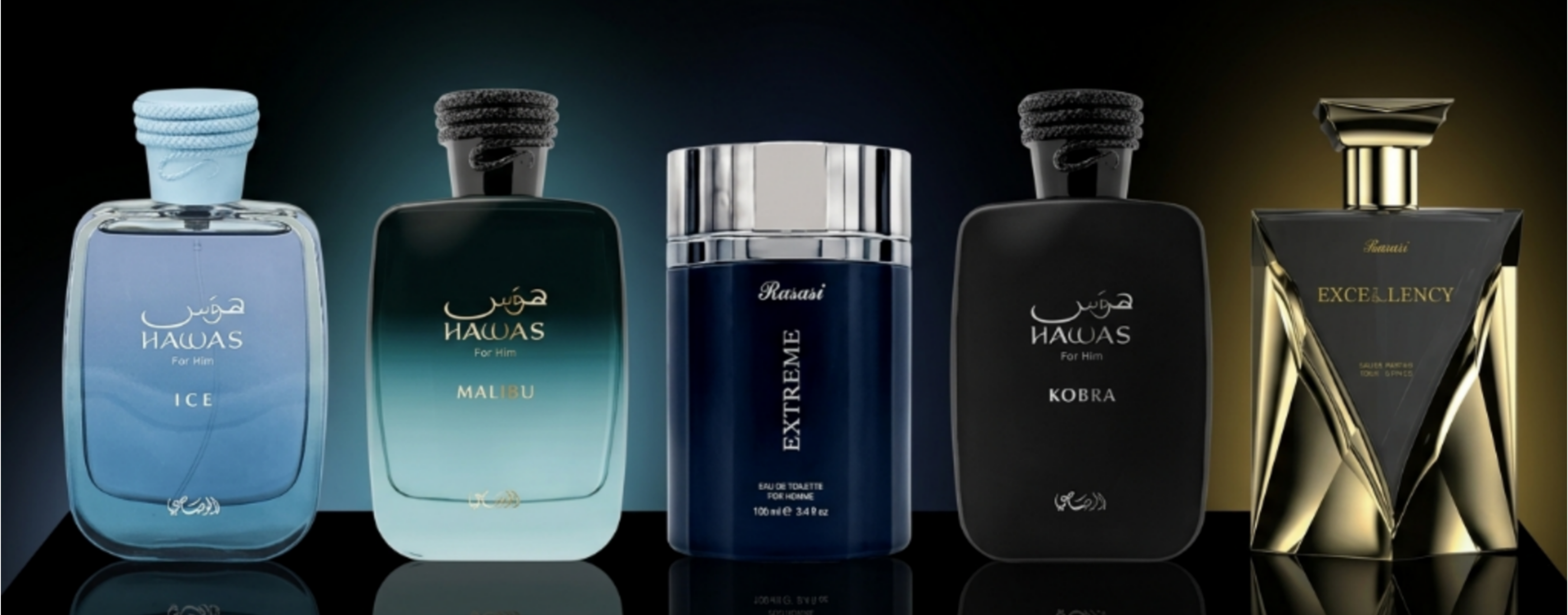 Coleccion Perfumes Rasasi para hombre