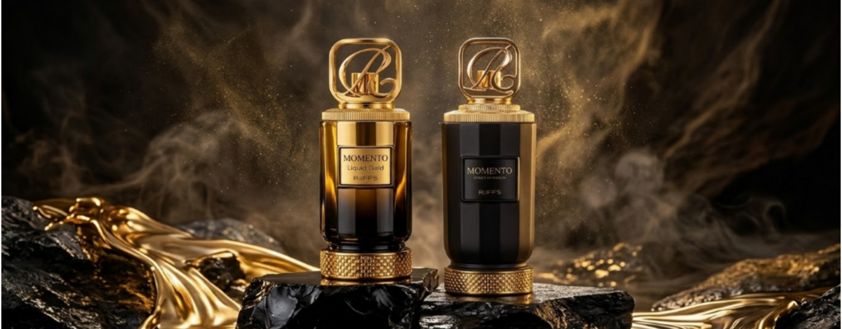 Riiffs Momento y Liquid Gold: Dulzura, Oro y Sensualidad