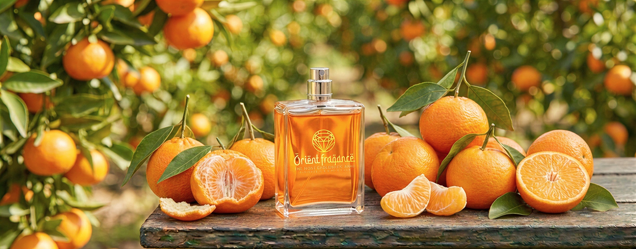 Perfumes árabes con mandarina
