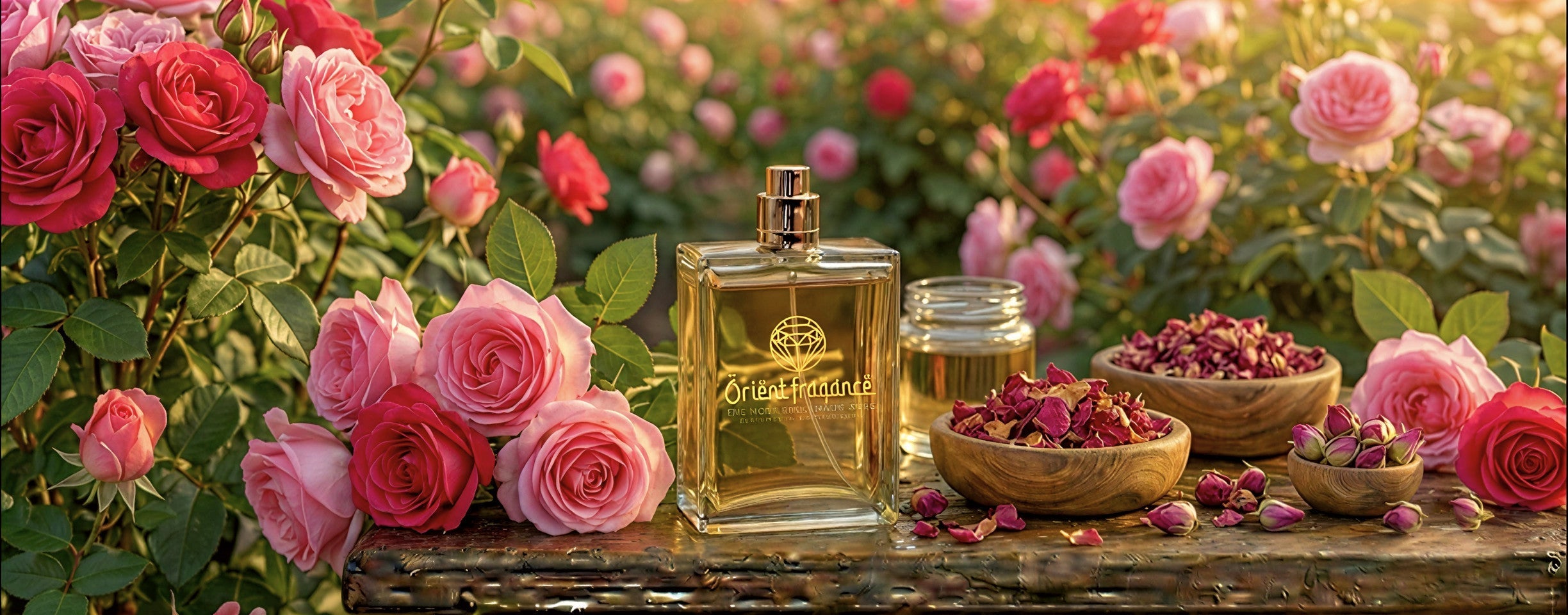 Perfumes Árabes con Rosa