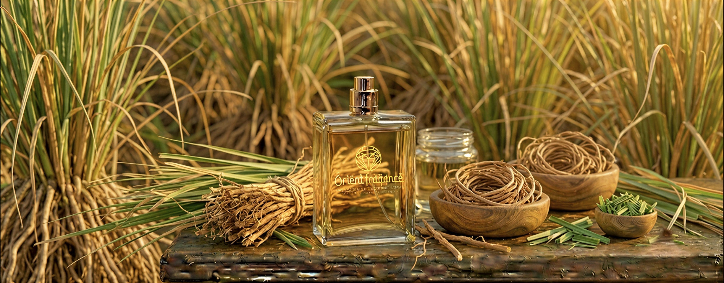 Perfumes árabes con vetiver