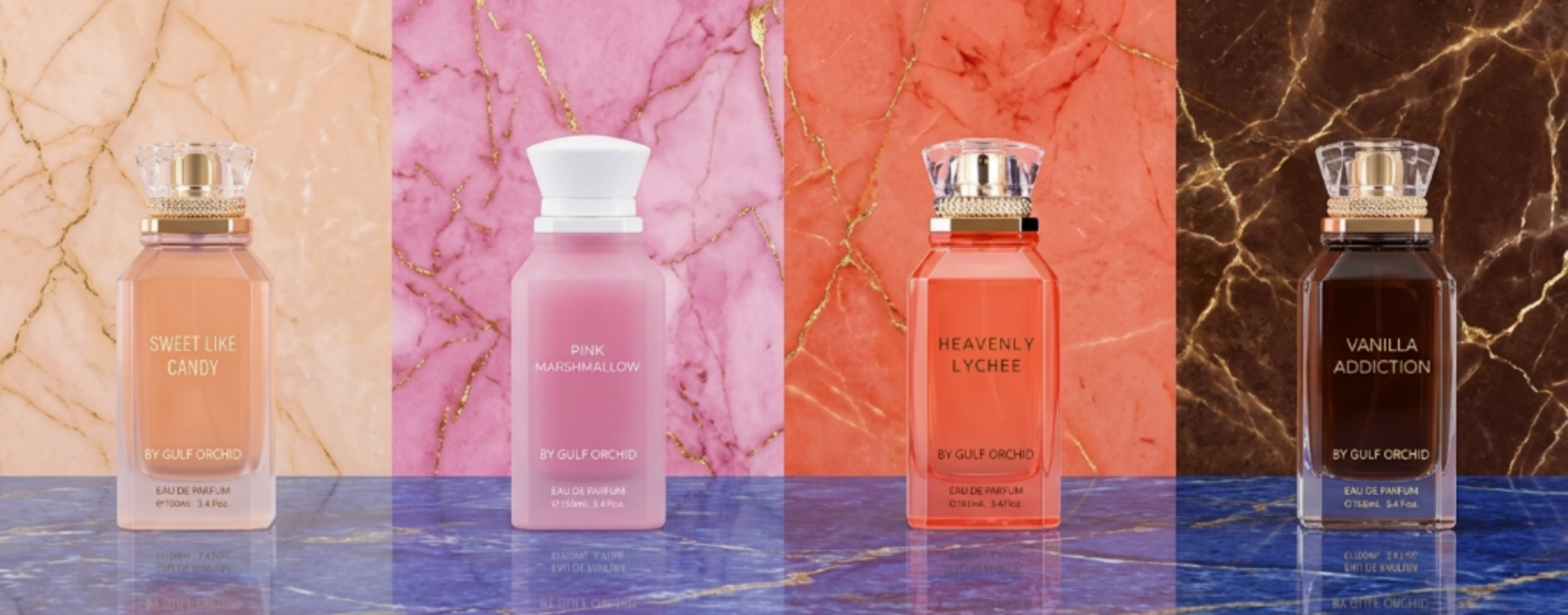 Coleccion perfumes gourmand de Gulf Orchid