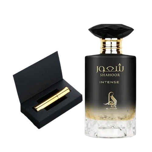 Muestra De Perfumes Arabes Shahoor Intense Al Absar - Shahoor Intense - 10ml - 5ml - Eau De Parfum - Perfume Masculino
