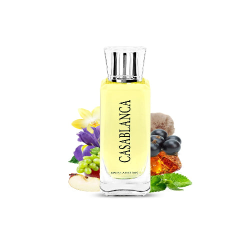 Set Iconos Swiss Arabian: Shaghaf Oud Azraq + Ritual Casablanca (Perfume y Aceite) | Orient Fragance