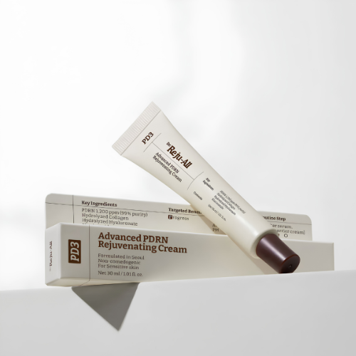 Dr. Reju-All Advanced PDRN Rejuvenating Cream textura y envase crema coreana antiedad