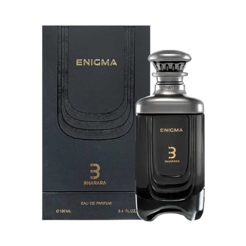 Eau de parfum Enigma For Men Bharara perfume arabe con bergamota azafrán rosa búlgara oud y tonka