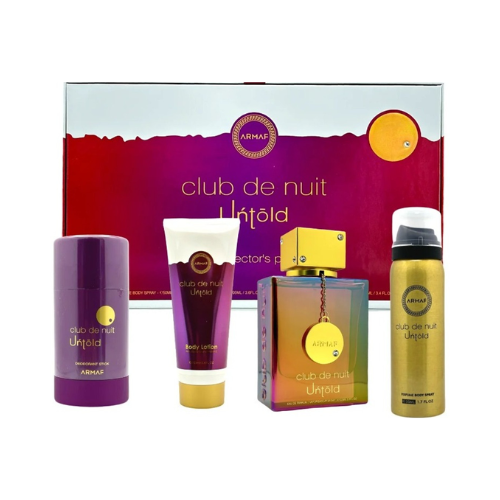 Armaf - Gift Set Club De Nuit Untold 4 Piezas - 105ml - Perfume Unisex