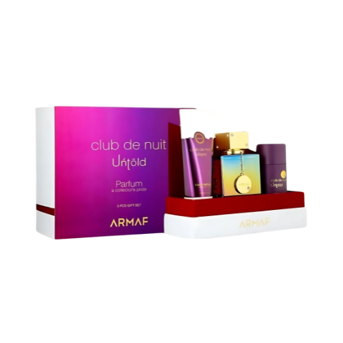Armaf - Gift Set Club De Nuit Untold 3 Piezas - 105ml - Perfume Unisex