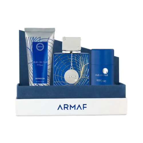 Armaf - Gift Set Club De Nuit Iconic 3 Piezas - 105ml - Eau De Parfum - Perfume Masculino