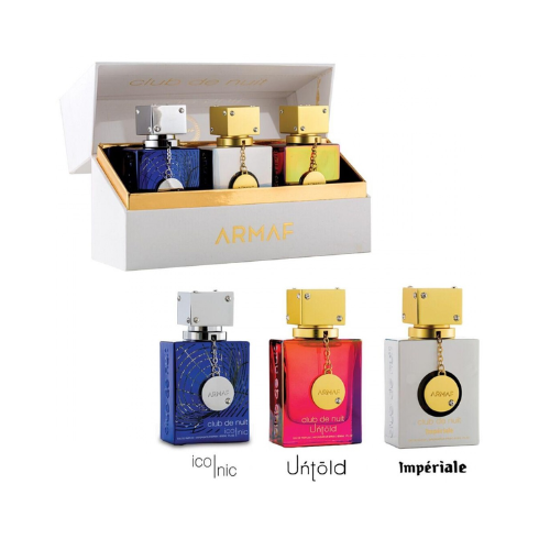 Armaf - Gift Set Club De Nuit Untold/Iconic/Imperiale 30ml - Eau De Parfum