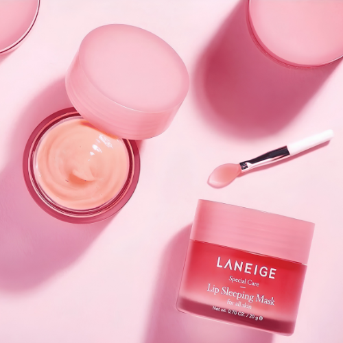 Laneige Lip Sleeping Mask Berry textura y envase mascarilla labial coreana