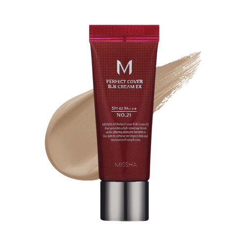 MISSHA M Perfect Cover BB Cream EX SPF42 PA+++ 50ml tono 21 Light Beige para piel clara