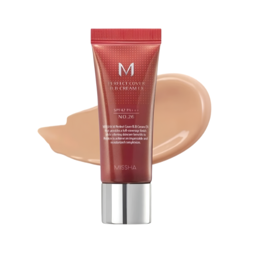 MISSHA M Perfect Cover BB Cream EX SPF42 PA+++ 50ml tono 26 Honey Beige para piel media