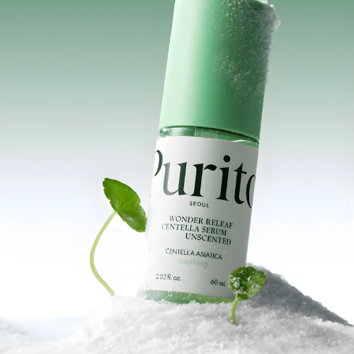 Purito Centella Unscented Serum textura y envase sérum calmante coreano 60ml