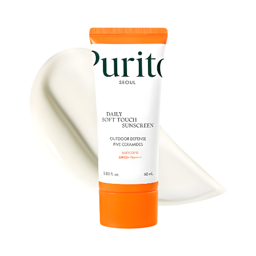 Purito Daily Soft Touch Sunscreen SPF50+ PA++++ 60ml protector solar facial coreano hidratante