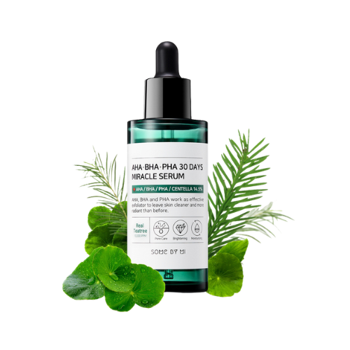 SOME BY MI 30 Days Miracle Serum textura y envase sérum exfoliante coreano