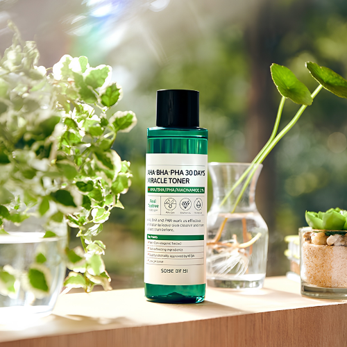 SOME BY MI 30 Days Miracle Toner textura y envase tónico exfoliante coreano
