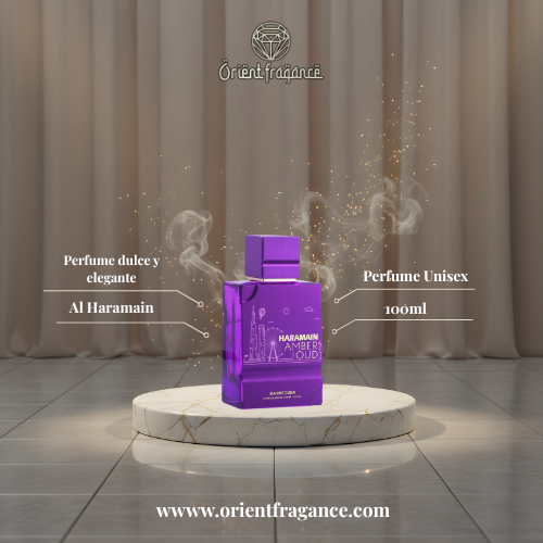 Al Haramain Amber Oud Imagine Dubai presentación premium extrait de parfum unisex