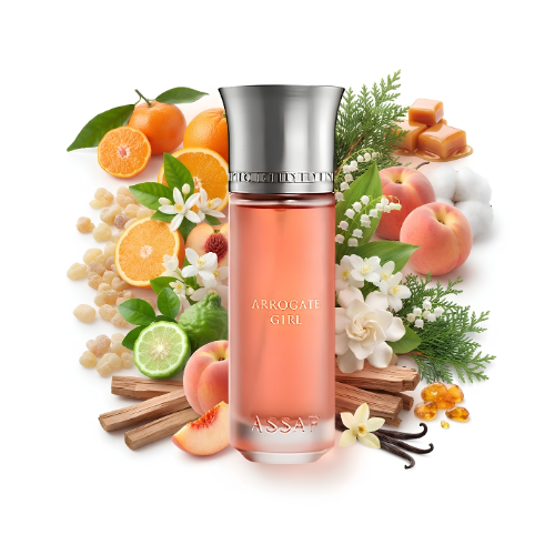 Detalle del frasco Assaf Arrogate Girl Eau de Parfum unisex 200 ml
