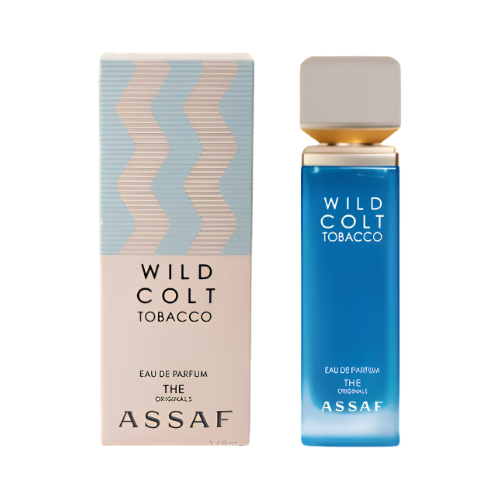 Assaf Wild Colt Tobacco 100 ml con su caja