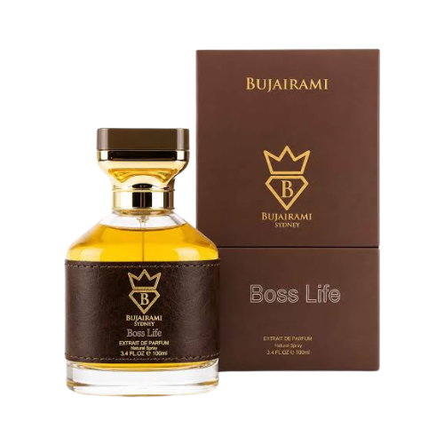 Bujairami Boss Life Extrait de Parfum 100 ml con su caja