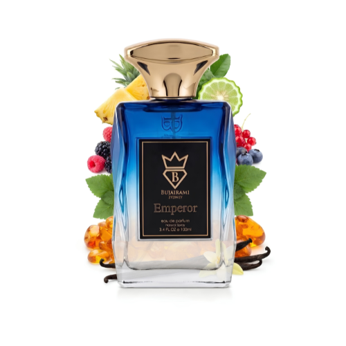 Botella del perfume Bujairami Emperor 100 ml