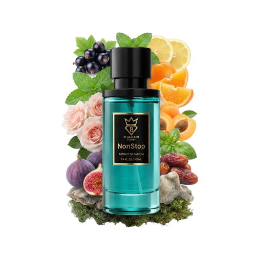 Botella del perfume Bujairami Non Stop 100 ml