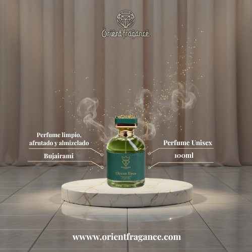 Bujairami Ocean Eyes Extrait de Parfum 100 ml con su caja
