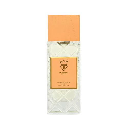 Bujairami Powder Affair Extrait de Parfum 100 ml con coco, vainilla de Madagascar, almizcle blanco y Palo Santo