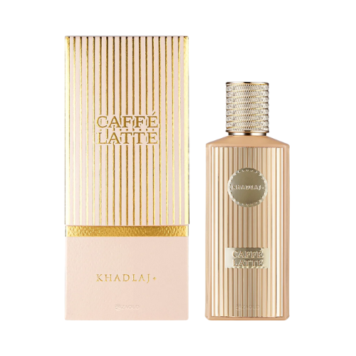 Caffe Late de Khadlaj Perfumes, perfume gourmand con acordes de café cremoso, caramelo y vainilla. Una fragancia dulce, intensa y reconfortante
