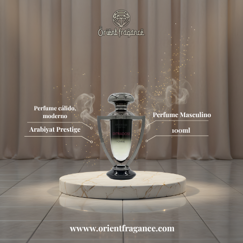 Arabiyat Prestige Extradose Homme presentación perfume masculino premium sofisticado
