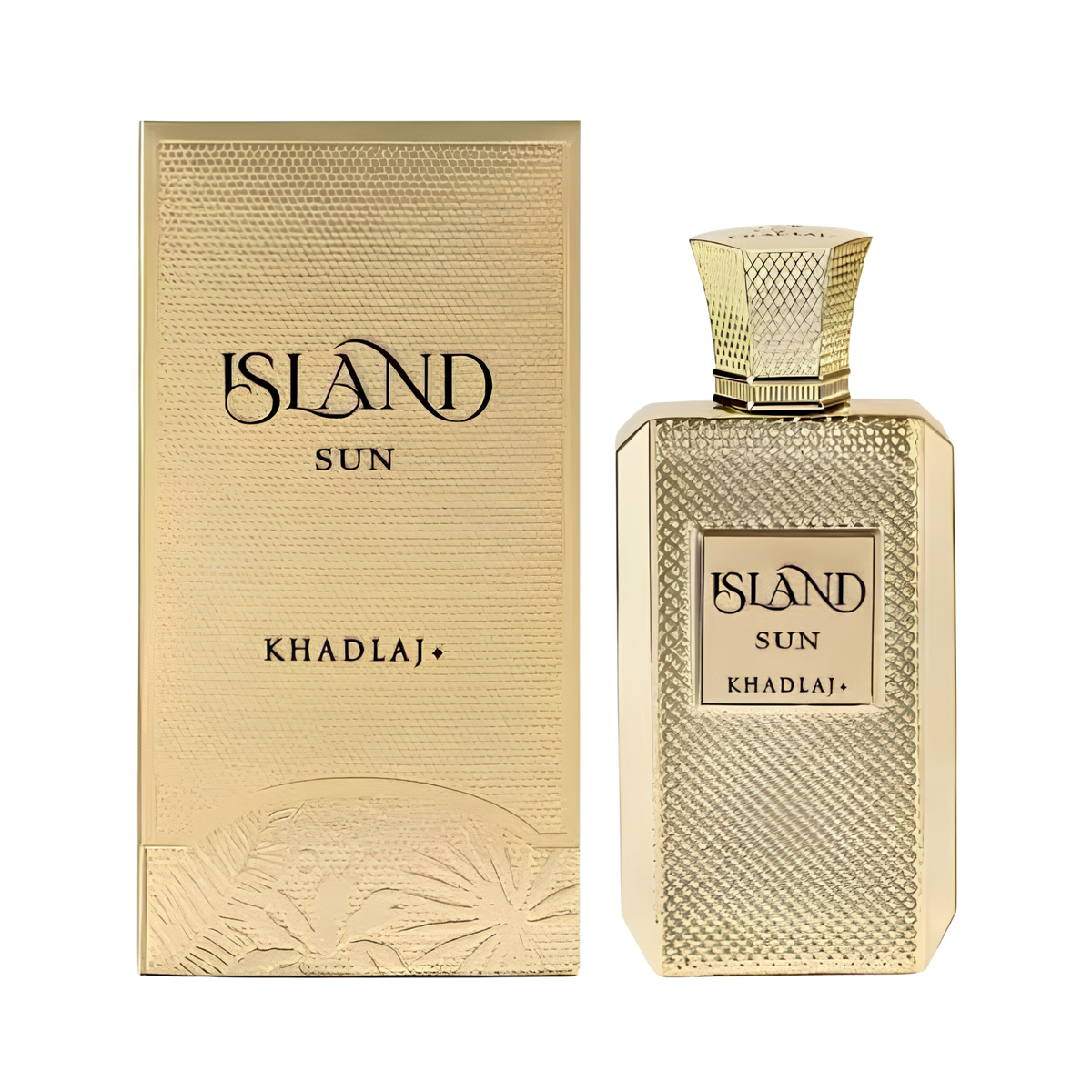Khadlaj Island Sun Extrait de Parfum 100 ml con su caja