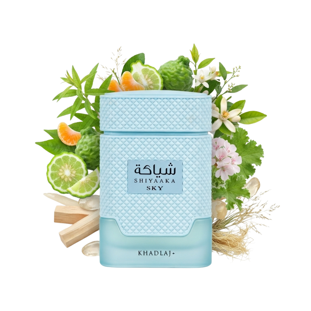 Botella del perfume Khadlaj Shiyaaka Sky 100 ml