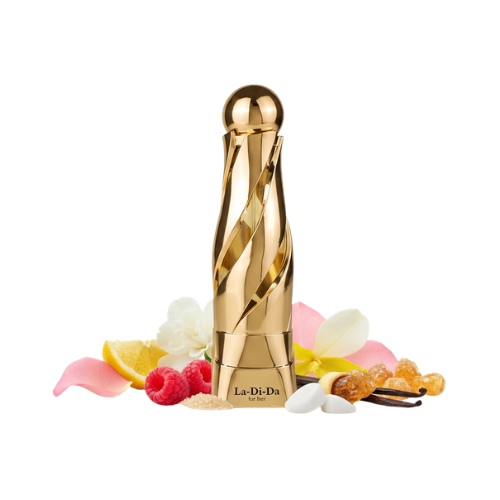 Detalle del frasco La Di Da For Her Arabiyat Prestige diseño femenino sofisticado