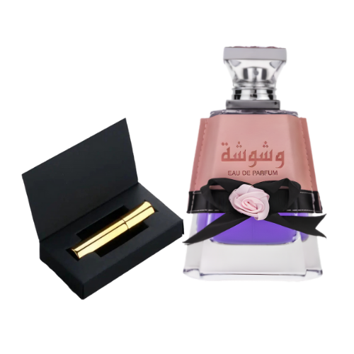 Muestra de Washwasha, perfume árabe exclusivo con esencia floral y oriental. Una fragancia sofisticada y envolvente que puedes descubrir en Orient Fragance