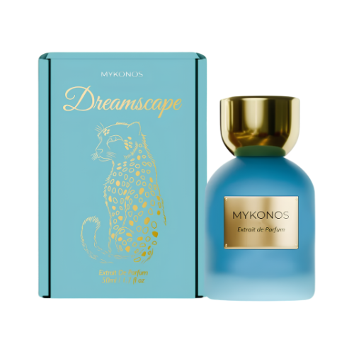 Mykonos Dreamscape Extrait de Parfum 50 ml con su caja