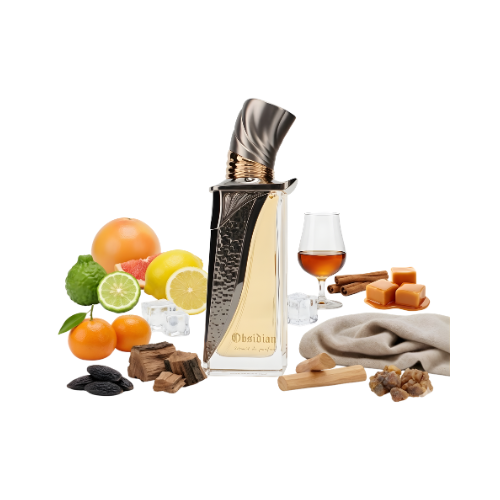 Obsidian acabado negro sofisticado extrait de parfum unisex intenso