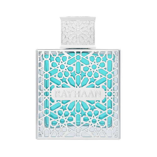 Rayhaan Aquatica perfume unisex 100 ml fragancia fresca acuática con diseño moderno