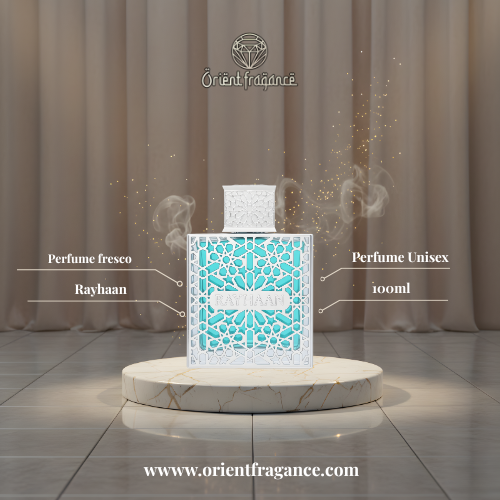 Rayhaan Aquatica presentación completa perfume unisex fresco ideal para verano