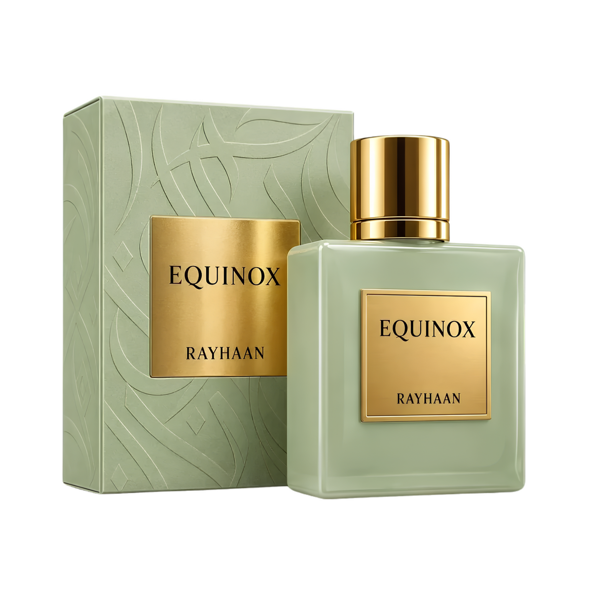 Rayhaan Equinox Eau de Parfum con su caja