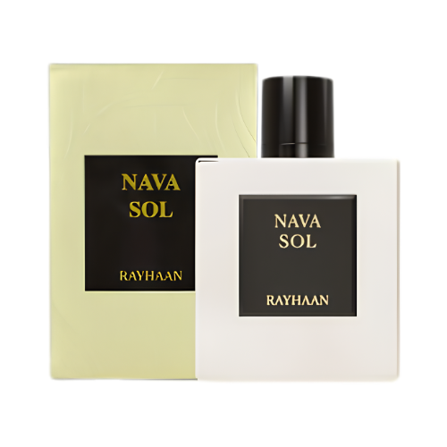 Rayhaan Nava Sol Eau de Parfum 100 ml con su caja