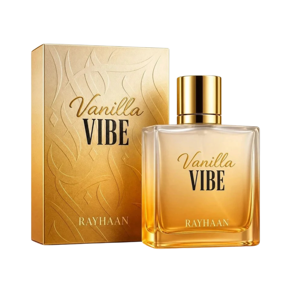 Rayhaan Vanilla Vibe Eau de Parfum con su caja