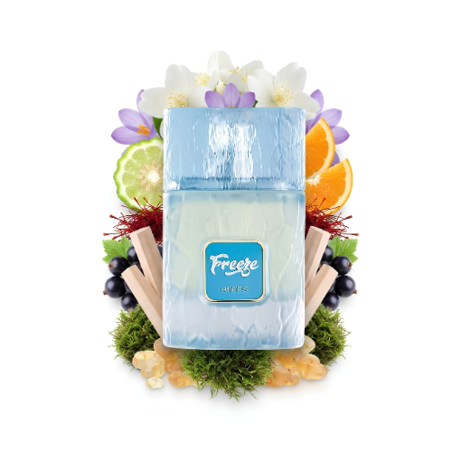 Botella del perfume Riiffs Freeze 100 ml