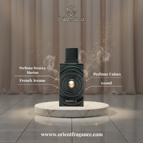 French Avenue Ripple presentación premium extrait de parfum unisex sofisticado