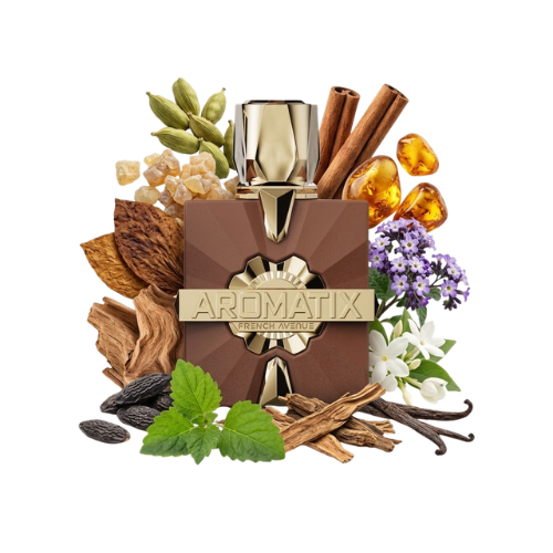 Detalle del frasco Royal Taboo acabado premium perfume unisex intenso y refinado